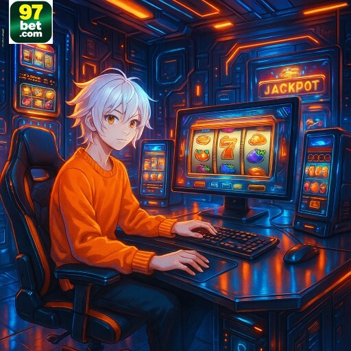 Imagem promocional da 97BET mostrando benefícios e ofertas da plataforma